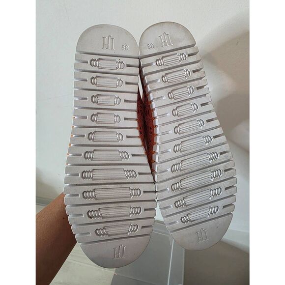 ILSE JACOBSEN Adult Female Tulip139 Flats, Color: Mango Sorbet, Size: 39 (US 9-9 - Picture 5 of 9